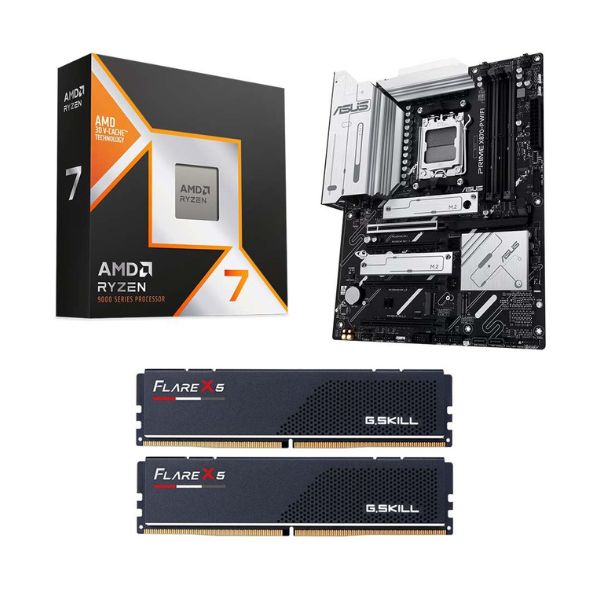 Kit-para-PC-Procesador-AMD-Ryzen-7-9850X3D-8-Núcleos-4,70GHz-96MB-Cache-Tarjeta-Madre-ASUS-X870-P-Prime-WiFi-Socket-AM5-DDR5-ATX-Memoria-RAM-32-GB-DDR5