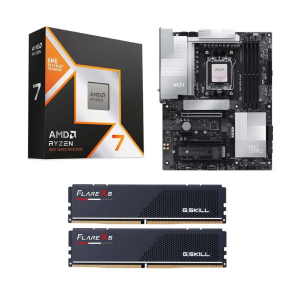 Kit-para-PC-Procesador-AMD-Ryzen-7-9850X3D-8-Núcleos-4,70GHz-96MB-Cache-Tarjeta-Madre-MSI-X870E-P-Pro-WiFi-Socket-AM5-DDR5-ATX-Memoria-RAM-32-GB-DDR5