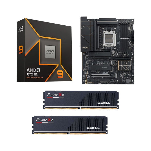 Kit-para-PC-Procesador-AMD-Ryzen-9-9950X-16-Núcleos-4,3GHz-64MB-Cache-+-Tarjeta-Madre-ASUS-B850-Creator-ProArt-WiFi-Socket-AM5-DDR5-ATX-+-Memoria-RAM-G,Skill-Flare-X5-Series-32-GB-DDR5-6000