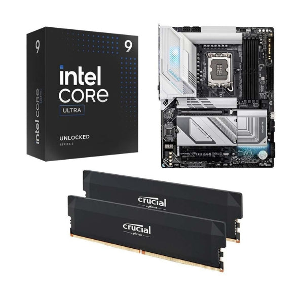 Kit-para-PC-Procesador-Intel-Core-Ultra-9-285K-24-Núcleos-3,7GHz-36MB-Cache-Tarjeta-Madre-GIGABYTE-Z890-Gaming-X-WiFi7-Socket-LGA1851-DDR5-ATX-Memoria-RAM-32-GB-DDR5