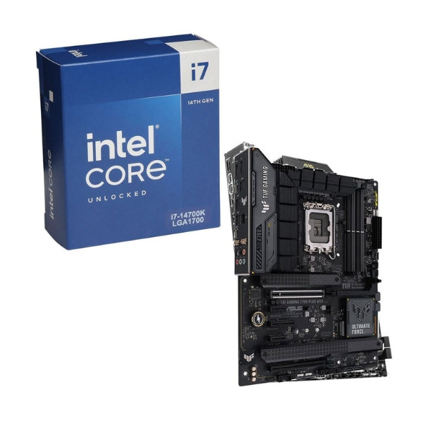 Kit-para-PC-Procesador-Intel-Core-i7-14700K-20-Núcleos-3,4GHz-33MB-Cache-Tarjeta-Madre-ASUS-Z790-Plus-TUF-Gaming-WiFi-Socket-LGA1700-DDR5-ATX