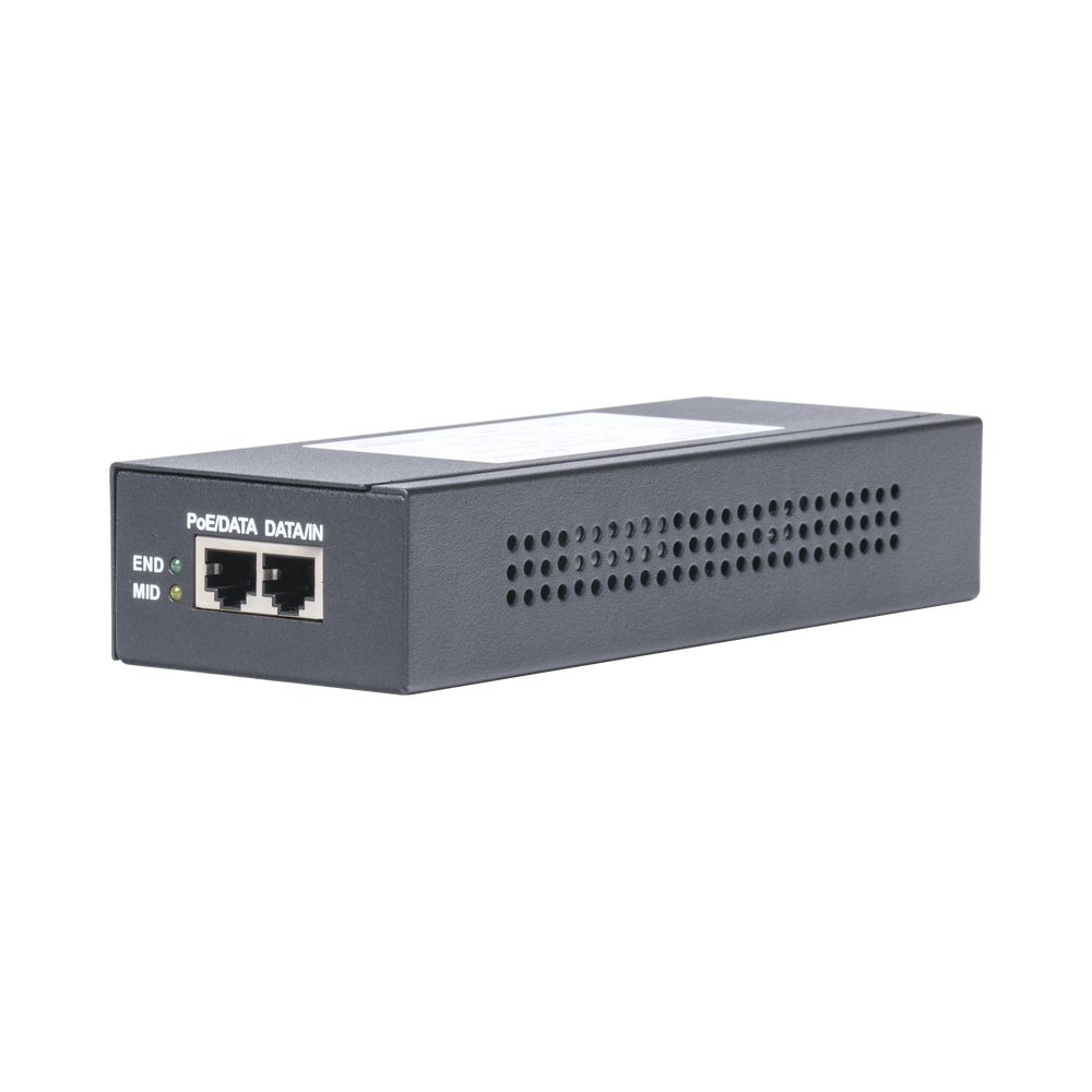 Inyector PoE Hikvision - Inyector Super Hi-PoE - 56 Vcd - 60 Watts - Para Domos HIKVISION PTZ - LAS60-57CN-RJ45