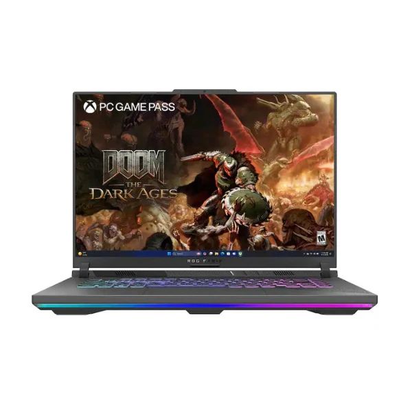 Laptop-ASUS-ROG-Strix-G16-AMD-Ryzen-9-8940HX-(2,4GHz)-64GB-RAM-2TB-SSD-16-NVIDIA-GeForce-RTX-5070-Ti-Win-11-Gray