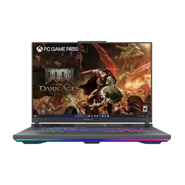 Laptop-ASUS-ROG-Strix-G16-AMD-Ryzen-9-8940HX-(2,4GHz)-64GB-RAM-4TB-SSD-16-NVIDIA-GeForce-RTX-5070-Ti-Win-11-Home-Gray