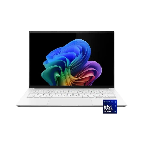 Laptop-ASUS-Zenbook-S14-Copilot+-PC-Touchscreen-Intel-Core-Ultra-9-386H-(2,1GHz)-32GB-RAM-1TB-SSD-14-Intel-Graphics-Win-11-Home-Scandinavian-White