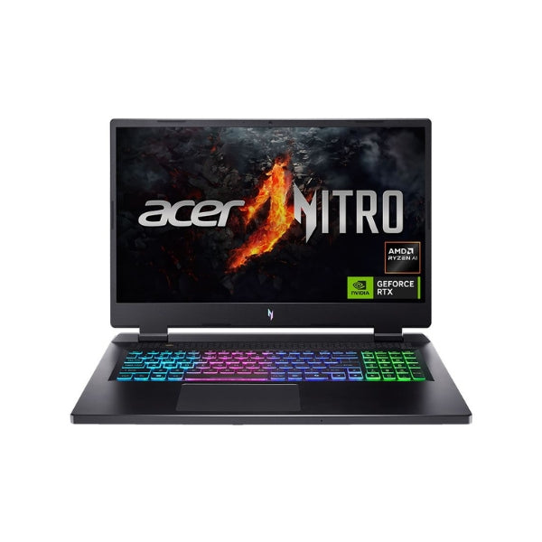 Laptop-Acer-Nitro-17-AN17-42-R9TH-17,3-AMD-Ryzen-7-8845HS-3,8GHz-16GB-1TB-SSD-NVIDIA-GeForce-RTX-4060-8GB-GDDR6-Obsidian-Black