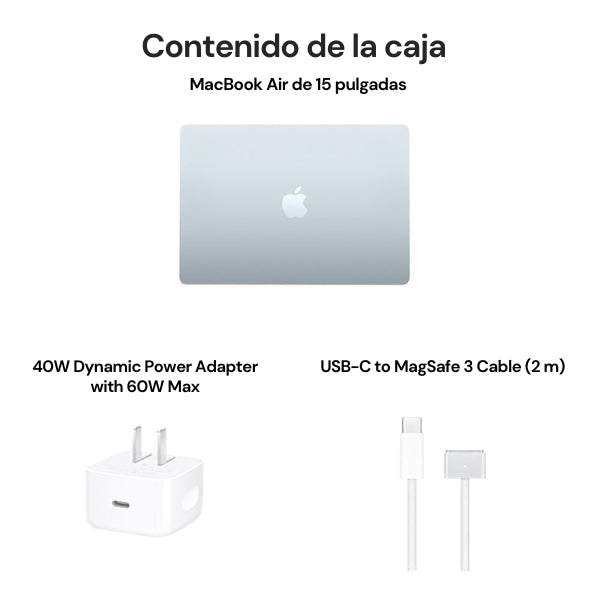 Laptop Apple MacBook Air 15.3 MDVQ4LL/A - Apple M5 10-Core - 16GB Unified Memory - 512GB SSD - GPU 10-Core - Sky Blue