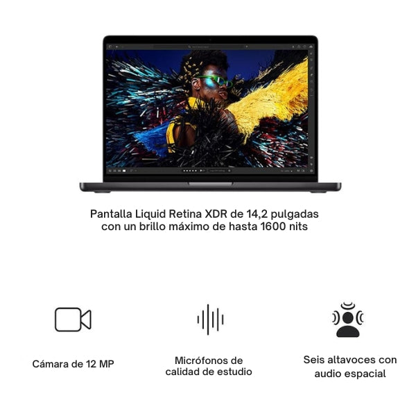 Laptop - Apple - MacBook Pro - 14 - Early 2026 - M5 Pro - 18-Core - 48GB - 1TB SSD - GPU 20-Core - Nano Texture - Space Black - Z1ML002HC