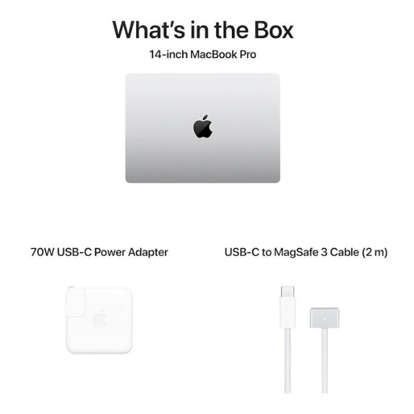 Laptop - Apple - MacBook Pro - 14 - Late 2025 - M5 - 10-Core - 32GB - 1TB SSD - GPU 10-Core - Silver - MJ3E4LLA