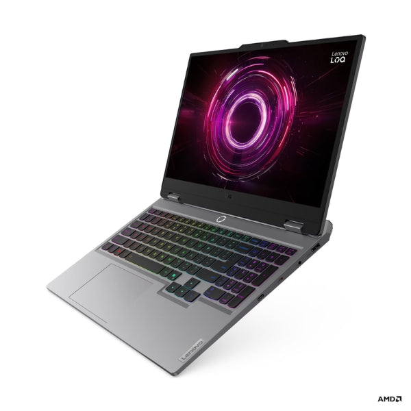 Laptop Gaming Lenovo LOQ 15.6 FHD 144Hz AMD Ryzen 7 250 NVIDIA GeForce RTX 5060 8GB 512GB SSD 16GB RAM Backlit Windows 11 Luna Grey