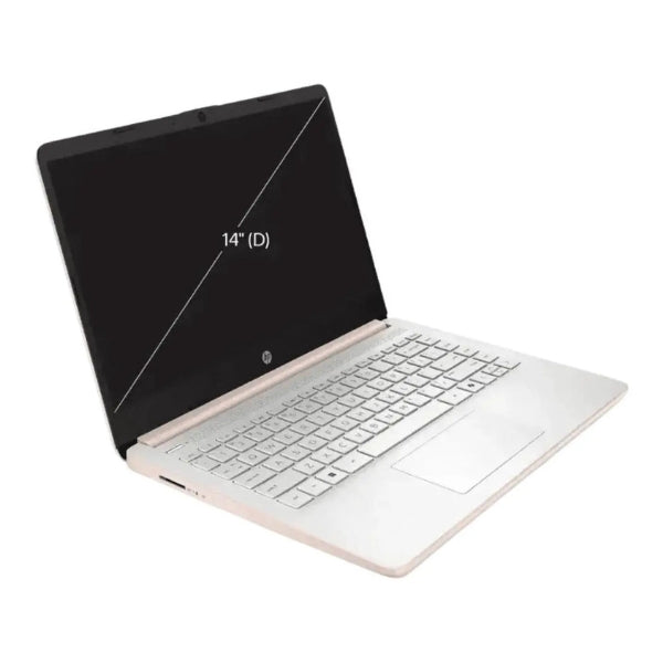 Laptop HP 14-dq6103dx - 14" HD - Intel Core N150 1–3.6GHz - 4GB RAM - 128GB eMMC - Windows 11 Pro - Rosa