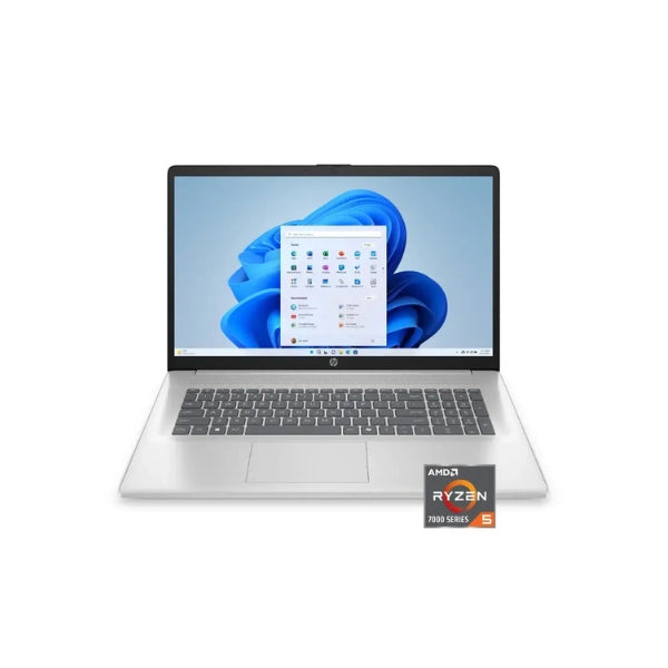 Laptop-HP-17,3-AMD-Ryzen-5-Series-7000-8GB-RAM-512GB-SSD-AMD-Radeon-Natural-Silver