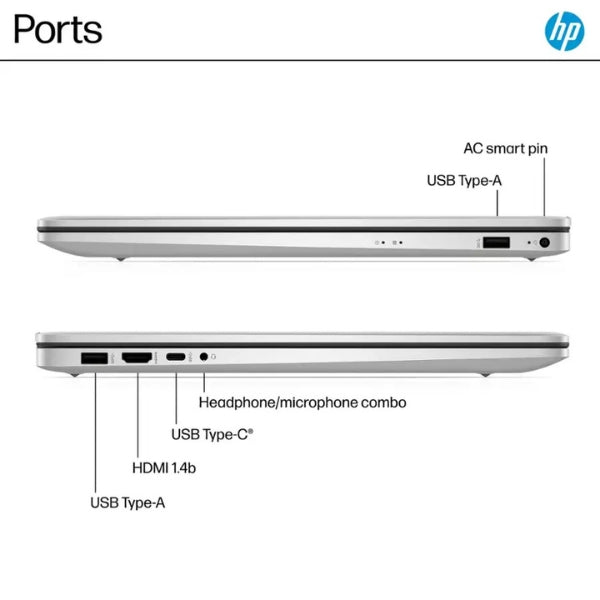 Laptop-HP-17,3-AMD-Ryzen-5-Series-7000-8GB-RAM-512GB-SSD-AMD-Radeon-Natural-Silver