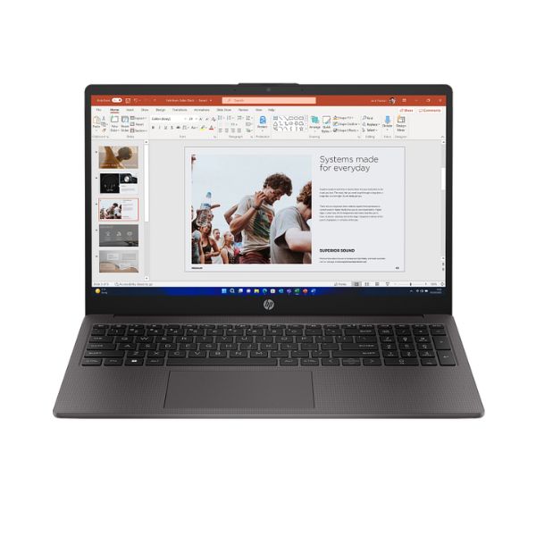 Laptop HP 255 G10 - AMD Ryzen 7 7735U (4.7GHz) - 16 GB RAM - 512 GB SSD - 15.6 Full HD - AMD Radeon 680M - Dark Ash Silver - B77CCLT