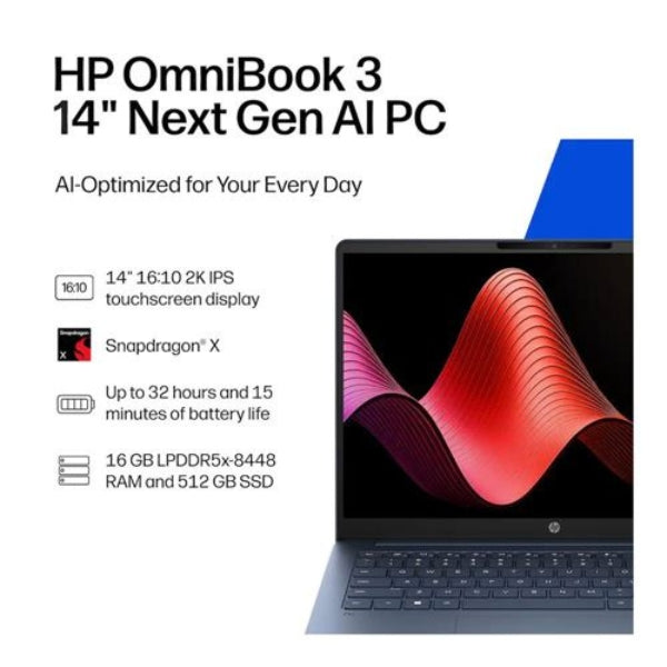 Laptop-HP-OmniBook-3-Next-Gen-AI-14-hz0015dx-Touchscreen-Snapdragon-X-16-GB-RAM-512-GB-SSD-14-Qualcomm-Adreno-Starlit-Blue-Aluminum
