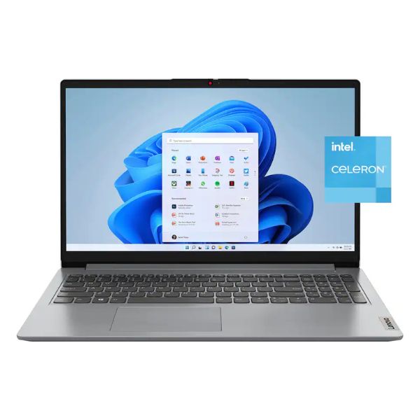 Laptop Lenovo IdeaPad 1 15.6 Intel Celeron N4500 2.8GHz 4GB RAM 128GB eMMC Intel UHD Graphics 82LX00DGUS