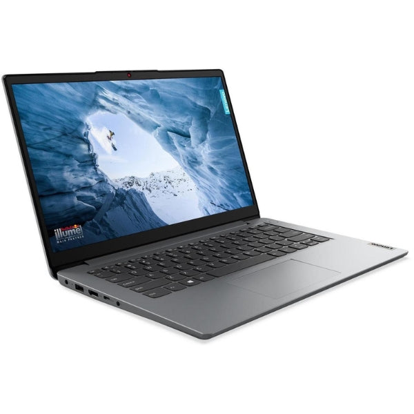 Laptop Lenovo IdeaPad 1i 14" Intel Celeron N4500 Pantalla 14" HD - Gray - 4GB DDR4 - 128GB eMMC - Intel UHD Graphics - 82LV0075US