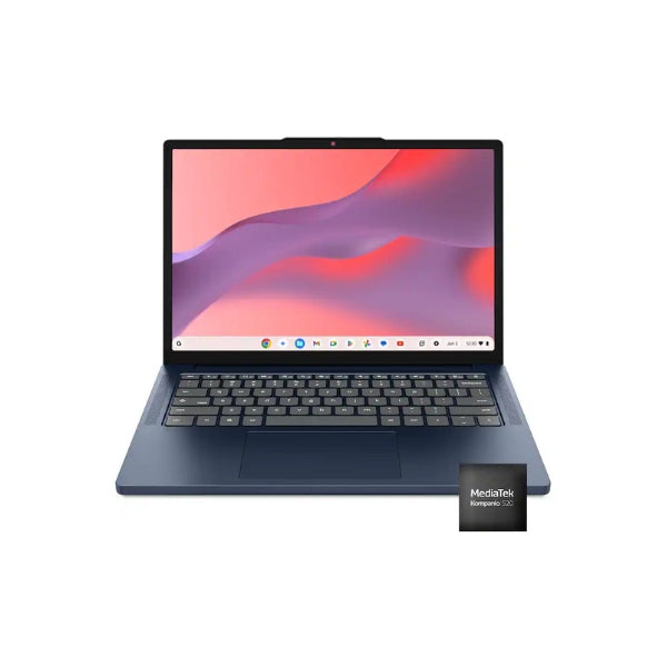 Laptop-Lenovo-IdeaPad-Slim-3-Chromebook-Touchscreen-MediaTek-Kompanio-540-(2GHz)-4-GB-RAM-64-GB-eMMC-14-MediaTek-Integrated-Graphics-Chrome-OS-Cosmic-Blue