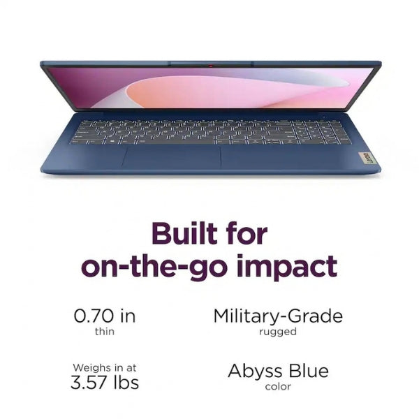 Laptop Lenovo IdeaPad Slim 3 Copilot AMD Ryzen 5 40 (2.8GHz) 8 GB RAM 512 GB SSD 15.6" AMD Radeon 610M Win 11 Home - Abyss Blue
