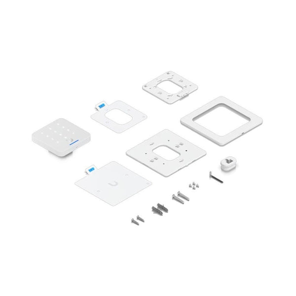 Lector-de-Acceso-Ubiquiti-UniFi-Reader-Flex-Blanco-IP55-NFC-PIN-PoE-para-Interior-Exterior