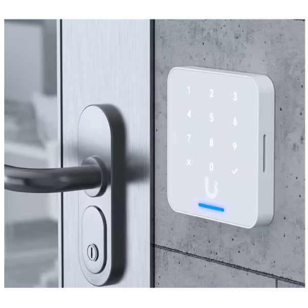 Lector-de-Acceso-Ubiquiti-UniFi-Reader-Flex-Blanco-IP55-NFC-PIN-PoE-para-Interior-Exterior