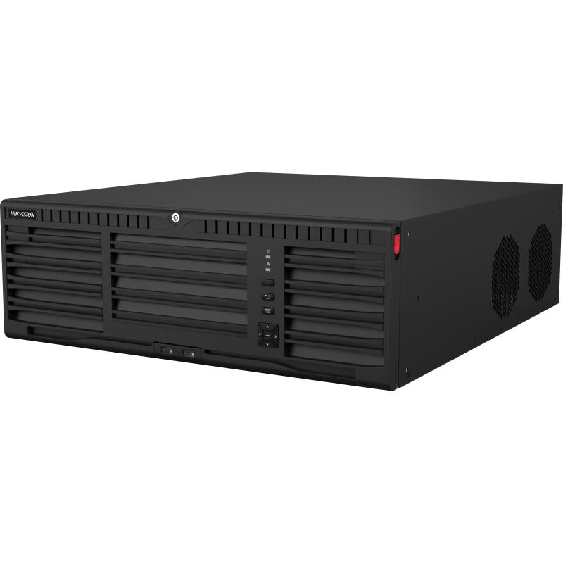 NVR Hikvision - 64 canales IP - Soporta Cámaras con AcuSense - 16 Bahías de Disco Duro - 2 Tarjetas de Red - DS-9664NI-M