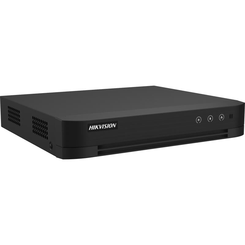 DVR Hikvision - 8 Canales TURBOHD + 2 Canales IP - H.264+ - 1 Bahía de Disco Duro - Audio por Coaxitron - DS7208HGHIM1(C
