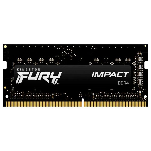 Memoria RAM Kingston Fury Impact 8GB DDR4 3200MHz CL20 SODIMM para Portátil - KF432S20IB/8