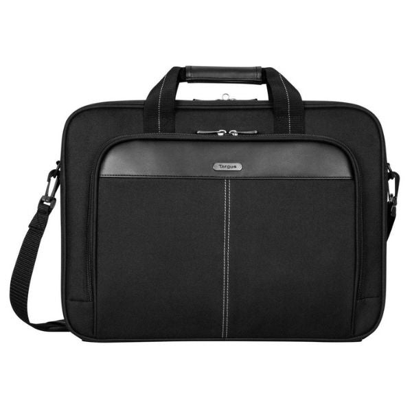 Maletin-Targus-Portatil-CLASSIC-SLIM-para-Laptop-15.4-NYLON-Negro-TCT027US-front