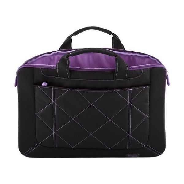 Maletin-Targus-Pulse-para-Laptop-16-Nylon-Negro-Morado-TSS57401US-front