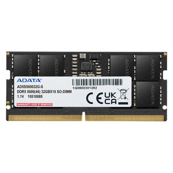 Memoria RAM ADATA 16GB DDR5 5600MHz – Para Laptop