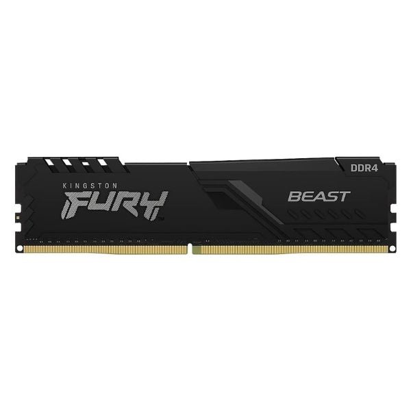 Memoria RAM Kingston Fury Beast 8GB - DDR4 - 3200 MHz - CL16 - Perfil Bajo - Desktop - KF432C16BB/8