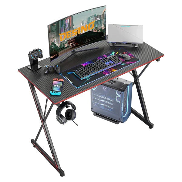 Mesa Desino Gaming Desk 47 Inch PC Computer Desk, Home Office Desk Tab