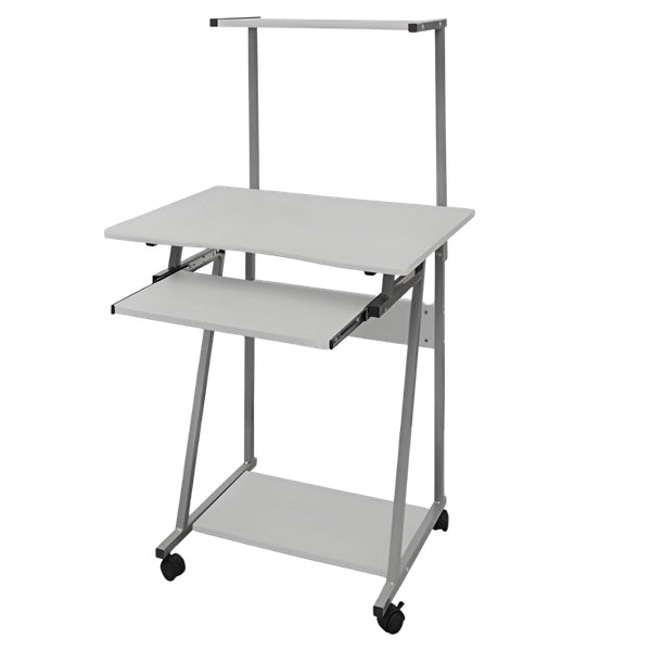 Mesa de Oficina Aroa Omega Station AR-OT002WH 90x55x89 cm con Ruedas - Blanco