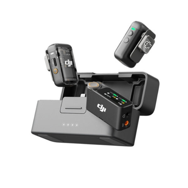 Micrófono-DJI-Mic-2-2-Person-Clip-On-Sistema-de-micrófono-inalámbrico-digital-con-Estuche-de-Carga