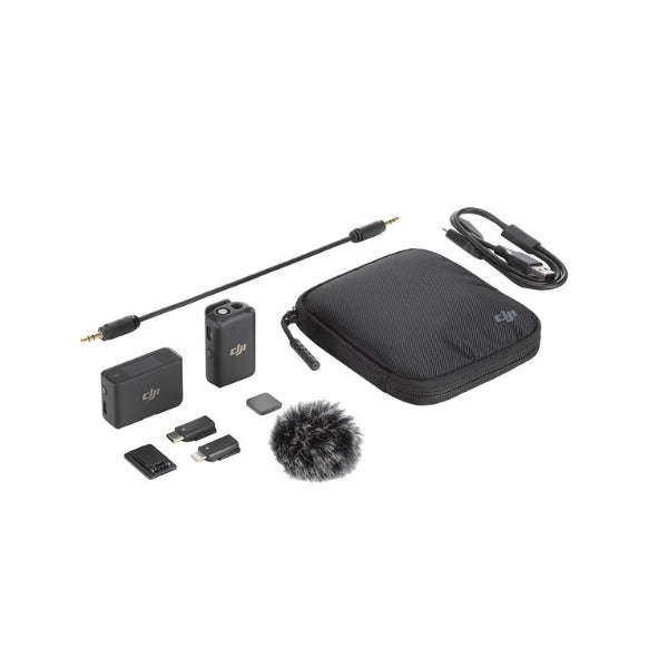 Micrófono-DJI-Mic-2-Sistema-inalámbrico-de-solapa-para-2-personas-(1-transmisor,-1-receptor)
