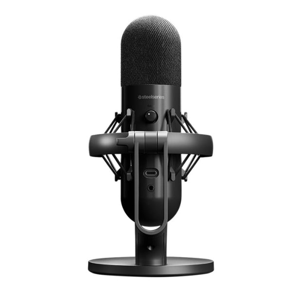Micrófono - Gaming - SteelSeries - Alias - USB - Condenser - Microphone - Streaming - Recording - Content - Creation - 50Hz-20kHz - USB - 2.0 - 61601 - Negro