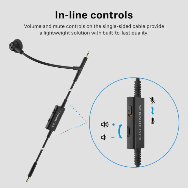 Micrófono-Sennheiser-HD-500-BAM-Add-on-Boom-Arm-Microphone-Black