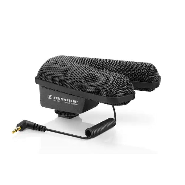 Micrófono-Sennheiser-MKE-440-Compact-Stereo-Shotgun-Microphone-with-3,5mm-Connector-for-Cameras-Black