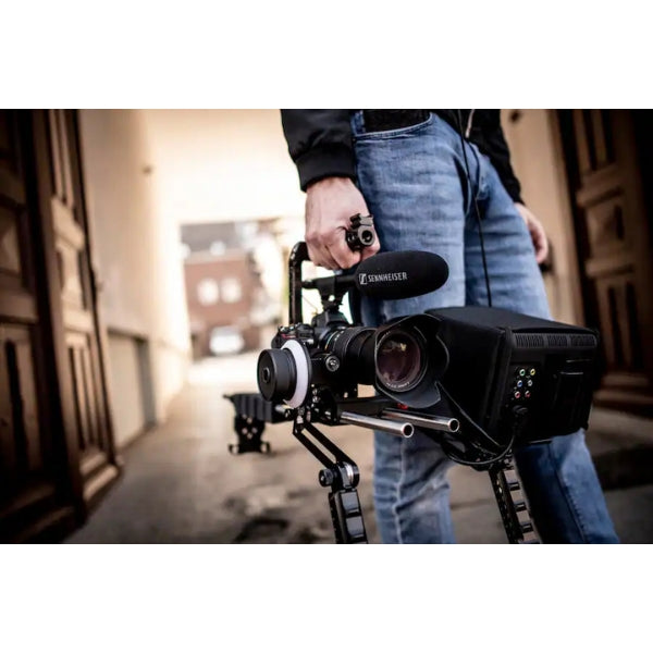 Micrófono-Sennheiser-MKE-600-Camcorder-Shotgun-Microphone-with-Carrying-Case-Shock-Mount-Foam-Windscreen-Black