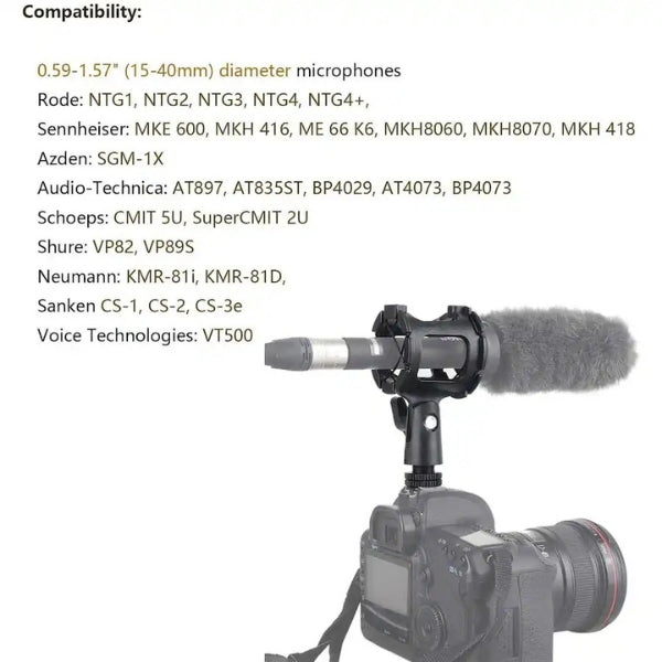 Micrófono-Sennheiser-MKE-600-Kit-de-Micrófono-Shotgun-con-Soporte-Antivibración-Adaptador-XLR-y-Protectores-de-Viento-para-Video-y-DSLR-Negro