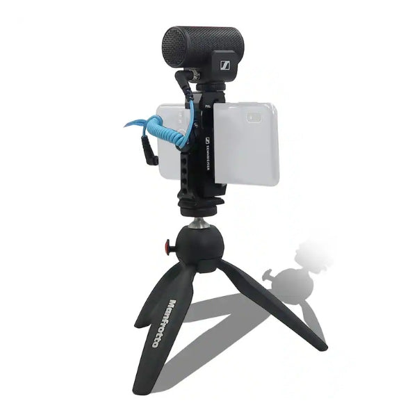 Micrófono-Sennheiser-Professional-MKE-200-Mobile-Kit-Directional-On-Camera-Microphone-with-Smartphone-Clamp-&-Tabletop-Tripod-Black