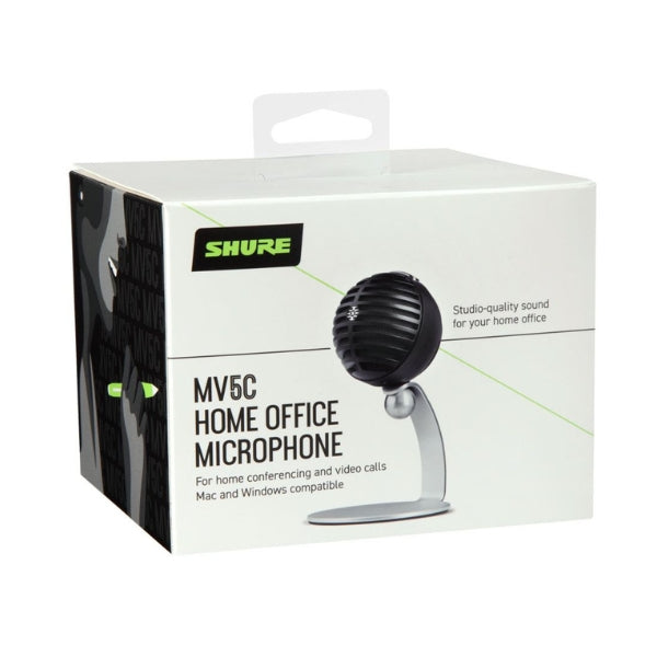 Micrófono-condensador-Shure-MV5C-USB-USB-Negro