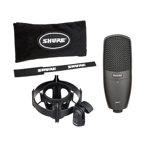 Micrófono-condensador-Shure-SM27-de-gran-diafragma-Negro