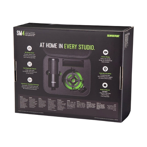 Micrófono-condensador-XLR-Shure-SM4-Negro