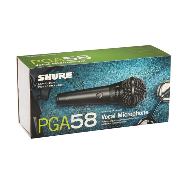 Micrófono-dinámico-cardioide-Shure-PGA58-para-voz-Negro