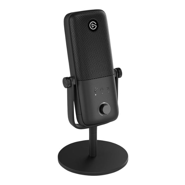 Micrófono USB - Elgato - Wave3 MK.2 - Condenser - Cardioid - Streaming - Podcasting - Gaming - 10MAO9901 - Negro