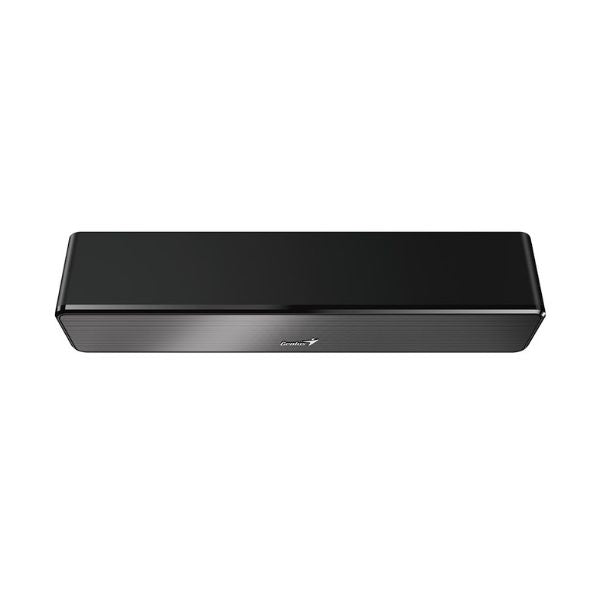    Mini-Barra-de-Sonido-Genius-Soundbar100-Enchufe-USB-Conector-USB3.5mm-6W-Color-Negro-up