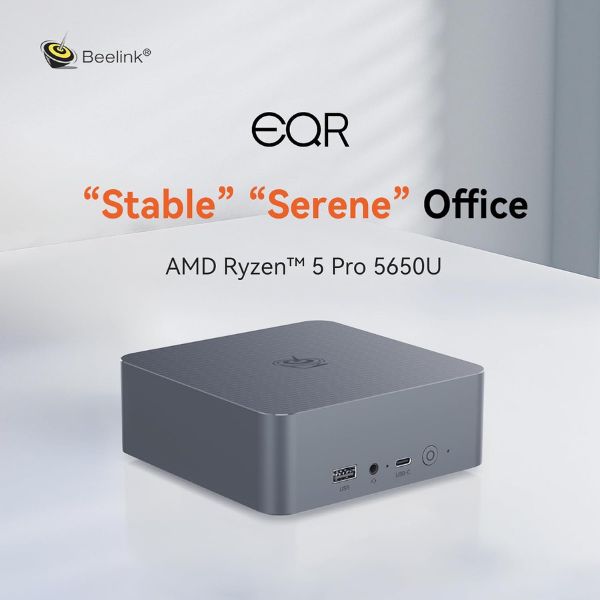 Mini PC Beelink EQR6 Ai – AMD Ryzen 9 6900HX – 24 GB RAM – 1 TB SSD – Doble HDMI 4K – WiFi 6 – Bluetooth 5.2