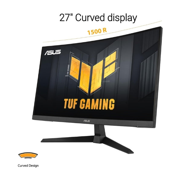 Monitor ASUS TUF Gaming Curvo 27 QHD 180Hz 0.5ms FreeSync HDR - VG27WQ3B